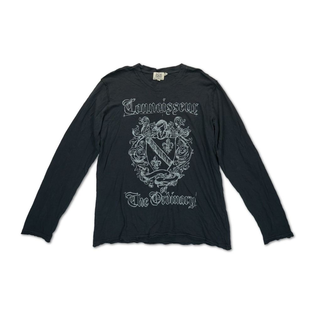 Vintage Juicy Couture T-Shirt Men's XL‎ Made in USA Long Sleeve Black ~ Rare!